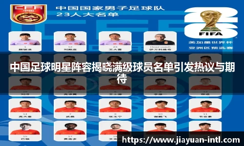 中国足球明星阵容揭晓满级球员名单引发热议与期待
